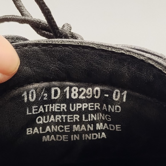 Florsheim Oxford Shoes Mens Size 10.5D Black Leather Cap Toe Cuban Heel Lace Up‎ main image 5